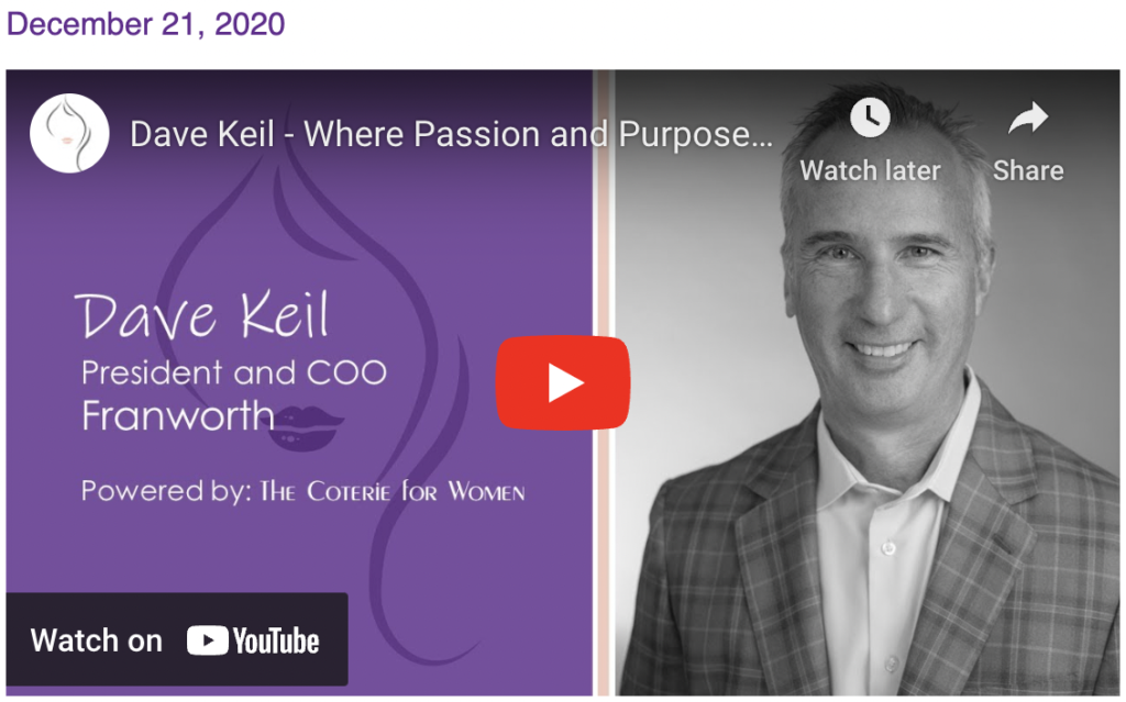 Thumbnail of Youtube video titled "Where Passion and Purpose Collide"